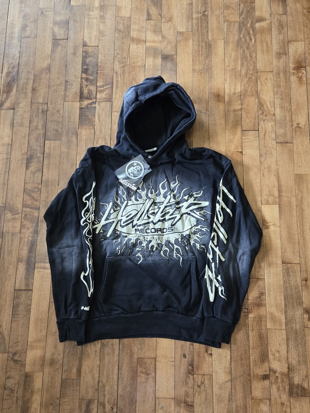 Black Hellstar Graphic Hoodie - Men